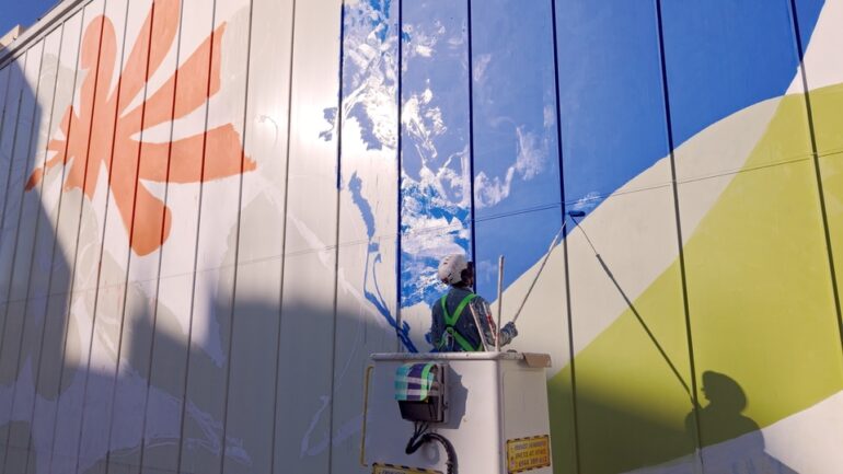 Yasonas Megoulas has been involved in street art since the age of 12.